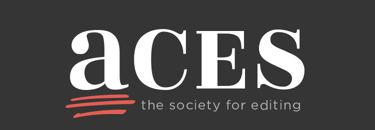 logo for ACES: The Society for Editing (formerly the American Copy Editors Society)